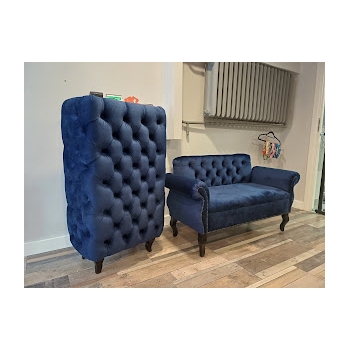 Recepcja fryzjerska  sofa dwuosobowa zestawy - 100 kolorów
