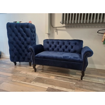 Recepcja fryzjerska  sofa dwuosobowa zestawy - 100 kolorów