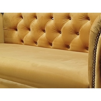 Sofa welurowa dwuosobowa 100 kolorów