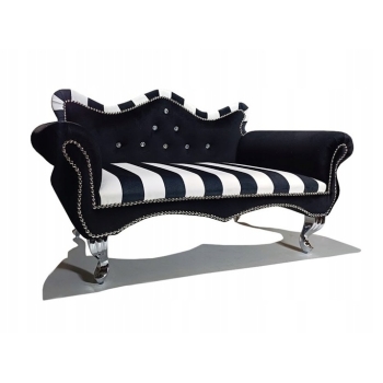 Duża kanapa sofa glamour dla psa mix kolor - 85x52 cm