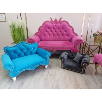 Sofa ławka welurowa jednoosobowa 100 kolorów