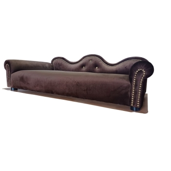 Duże legowisko kanapa sofa glamour dla psa 150 kolorów - 110x52 cm