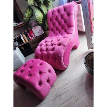 Fotel szezlong glamour 100 kolorów