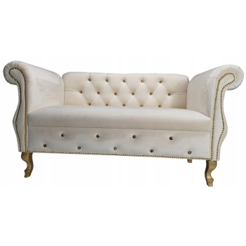 Kanapa sofa glamour dwuosobowa
