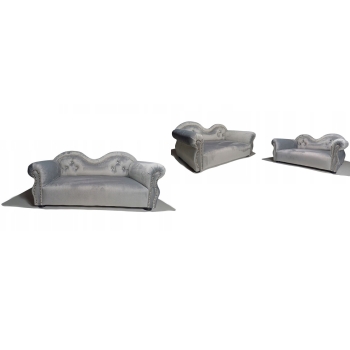 Duże legowisko kanapa sofa glamour dla psa 150 kolorów - 85x42 cm