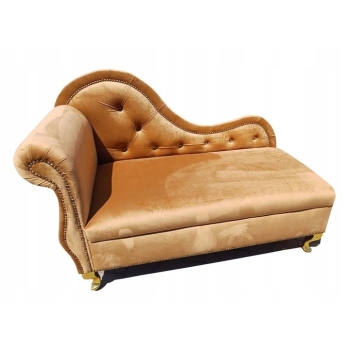 Szezlong sofa dwuosobowa glamour