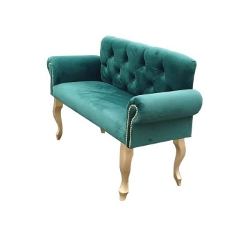 Sofa welurowa dwuosobowa 100 kolorów