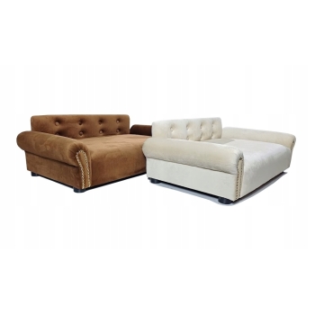 Duże legowisko kanapa sofa glamour dla psa 100 kolorów - 85x42 cm