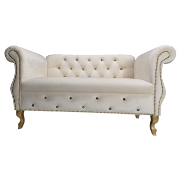 Sofa welurowa dwuosobowa 100 kolorów