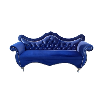 Sofa welurowa glamour dwuosobowa do poczekalni 100 kolorów