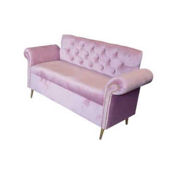 Sofa welurowa dwuosobowa 100 kolorów
