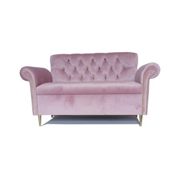 Sofa welurowa dwuosobowa 100 kolorów