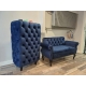Recepcja fryzjerska  sofa dwuosobowa zestawy - 100 kolorów