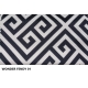 Duża kanapa sofa glamour dla psa mix kolor - 85x52 cm