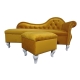 Szezlong sofa welurowa trzyosobowa 100 kolorów