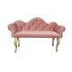 Sofa welurowa dwuosobowa 100 kolorów