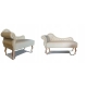 Szezlong sofa dwuosobowa glamour