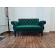 Kanapa sofa glamour dwuosobowa