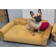Duże legowisko kanapa sofa glamour dla psa 100 kolorów - 85x42 cm