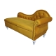 Szezlong sofa welurowa trzyosobowa 100 kolorów
